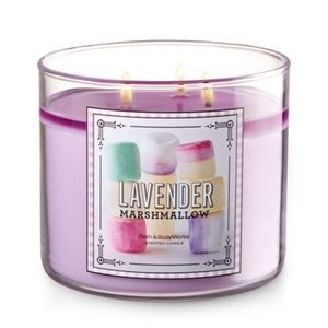 Lavender Marshmallow 3-wick Candle BBW